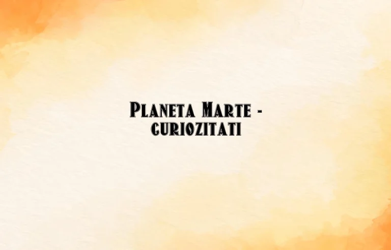 planeta marte curiozitati