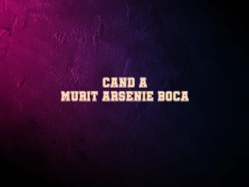 cand a murit arsenie boca
