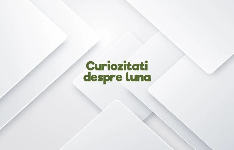 curiozitati despre luna