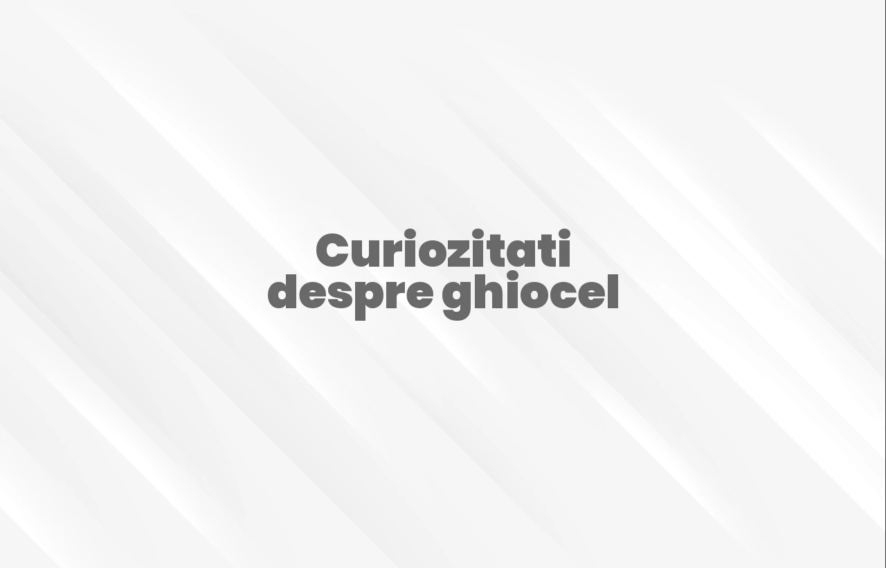 curiozitati despre ghiocel