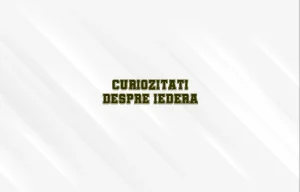curiozitati despre iedera