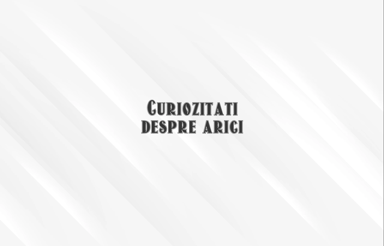 curiozitati despre arici